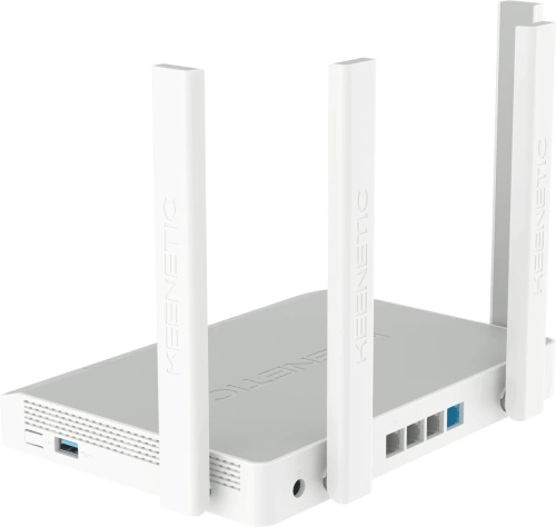 Маршрутизатор Keenetic Hopper (KN-3810) (AX1800/2.4+5.0GHz/4x5dBi/MU-MIMO/3x1Gbit LAN/кнопка FN/USB3.0/Mesh)
