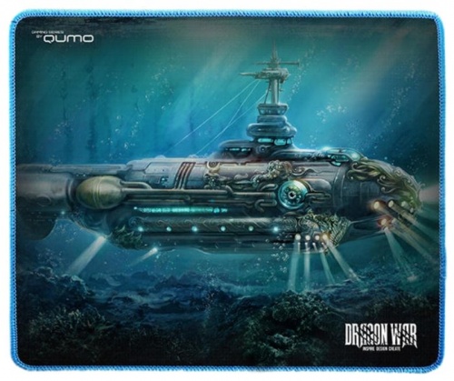 Коврик для мыши Qumo Nautilus (ткань, резина/280х230х3мм)