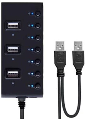 USB концентратор Ginzzu GR-487UB <7xUSB2.0> USB концентратор Ginzzu GR-487UB <7xUSB2.0>