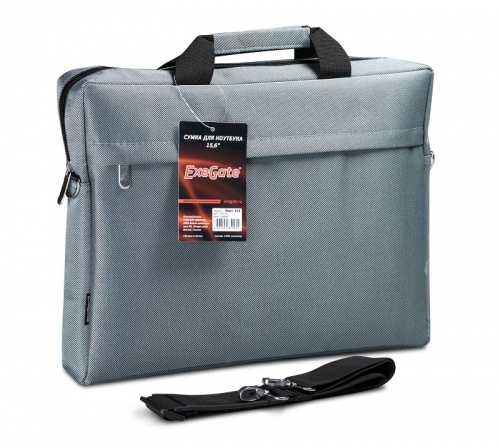 Сумка для ноутбука 15.6" ExeGate Start S15 Grey <полиэстер/серая/EX205136RUS>
