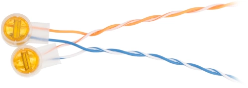 Соединитель проводников для 2-х жил 0.4-0.9мм с гидрофобным заполнителем 100шт (EC-SL-UY2-YL-100)