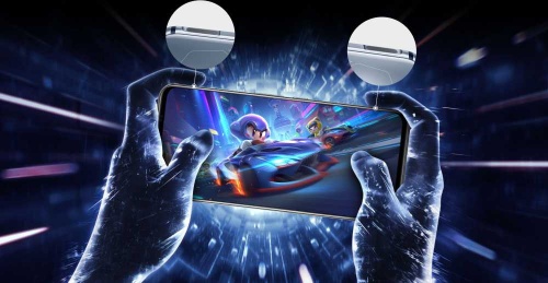 Смартфон Nubia Red Magic 5S 256Gb 12Gb красный/голубой моноблок 3G 4G 2Sim 6.65" 1080x2340 Android 10 64Mpix 802.11 a/b/g/n/ac/ax NFC GPS GSM900/1800 GSM1900 TouchSc Ptotect MP3 FM A-GPS