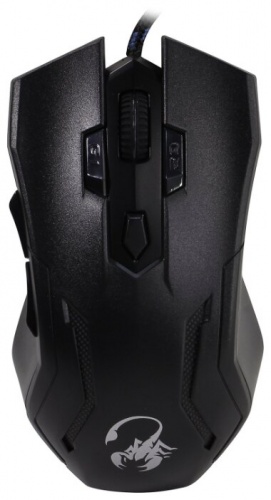 Мышь Genius Scorpion Spear Pro <проводная/оптическая светодиодная/3200dpi/8кн/черный/LED/USB>