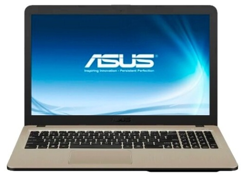 Ноутбук 15.6" (C-N4100(4C/4T/1.1-2.4GHz)/4Gb/128Gb/noDVD/Intel HD600/Black/Linux) Asus X540MA-GQ917