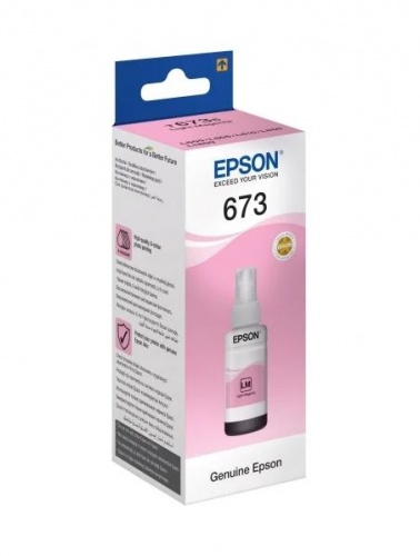 Чернила Epson T6736 light magenta для L800/L1800 (70 мл) (C13T673698/C13T67364A)