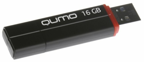 Флеш диск USB3.0 16Gb Qumo SPEEDSTER <черный/пластик/колпачок> (QM16GUD3-SP-black)
