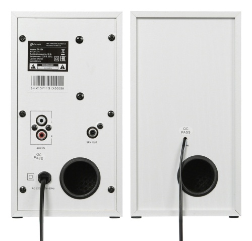 Колонки 2.0 Oklick OK-164 <30Вт (2x15Вт)/35Гц-20КГц/MDF/пластик/белый>