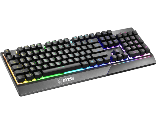 Клавиатура MSI Vigor GK30 RU <игровая/мембранная/104 кл/подсветка RGB/USB/черный>