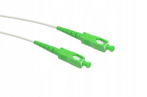 Патч-корд оптический 60м, SC/apc-SC/apc SM Simplex LSZH (G657) 3мм