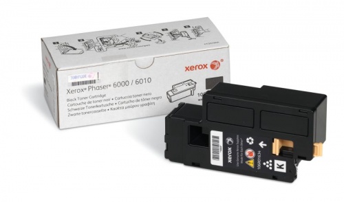 Тонер-картридж Xerox к Phaser 6000/6010/6015  (106R01634) (Black), ресурс 2000 стр. (5%) <оригинал>