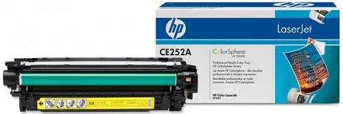 Тонер-картридж HP CE252A к CM3530/CM3525 (Yellow), ресурс 7000 стр. <оригинал>