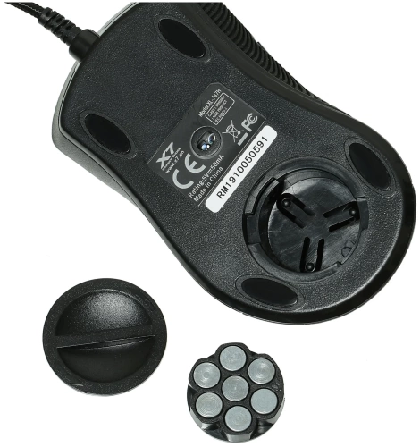 Мышь A4 XL-747H Spider Oscar Editor <лазерная/600-3600dpi/7 кнопок/3x Click/голубой/игровая/USB>