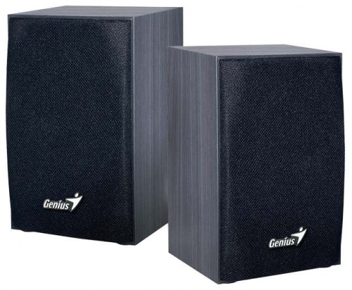 Колонки 2.0 Genius SP-HF160 <черный/2x2 Вт/дерево/USB>
