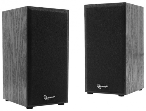 Колонки 2.0 Gembird SPK-203 (черный/6Вт/80Гц–20кГц/дерево)