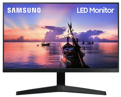 Монитор 24" Samsung F24T354FHI (Black/IPS/5ms/FullHD/75Hz/250cd/VGA+HDMI/FreeSync) VGA+HDMI кабель