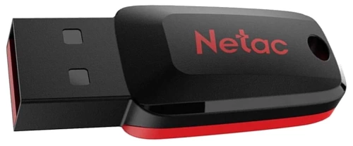 Флеш диск USB2.0 64Gb Netac U197 (черный/пластик/монолит/NT03U197N-064G-20BK)