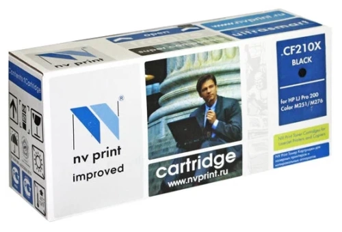 Тонер-картридж HP CF210X/CE320A/CB540A/716/731 Black, рес. 2200 стр. (Совм) NV-Print