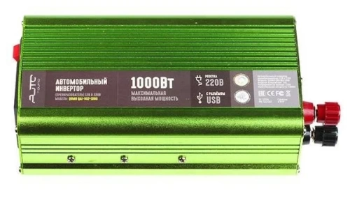 Автомобильный инвертор/преобразователь QUMO QAI-902-1000 (12V/600-1000W/USB)