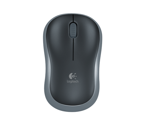 Мышь Logitech M185 (беспроводная/оптическая/1000dpi/1xAA/USB/серый> 910-002238/910-002235