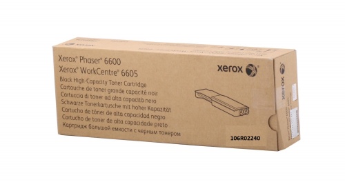 Тонер-картридж Xerox 106R02240 Black к WC 6605/Phaser 6600, рес. 11000 стр. <оригинал> Metered Тонер-картридж Xerox 106R02240 Black к WC 6605/Phaser 6600, рес. 11000 стр. <оригинал> Metered