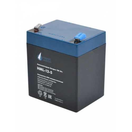 Батарея аккумуляторная 12V/5Ah Парус Электро HML-12-5 (90x70x101мм/1.95kg/12лет/разряд 20ч/макс ток заряда 2.0A/макс ток разряда 75A 5сек) Батарея аккумуляторная 12V/5Ah Парус Электро HML-12-5 (90x70x101мм/1.95kg/12лет/разряд 20ч/макс ток заряда 2.0A/макс ток разряда 75A 5сек)