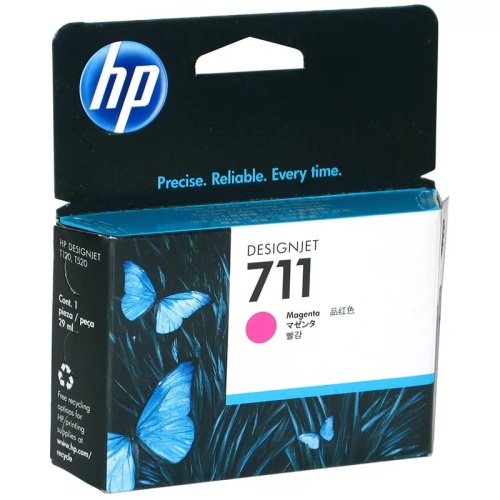 Картридж HP CZ131A (№711, magenta) к HP Designjet T120/T520,  29 ml <оригинал>