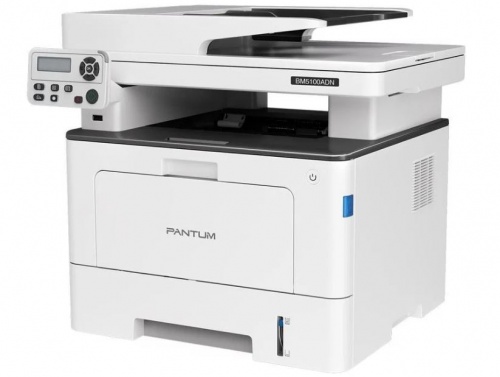 МФУ лаз. A4 Pantum BM5100ADN <40стр-мин/первая 6.9сек/1200dpi/DADF/Duplex/USB/LAN/белый-серый>