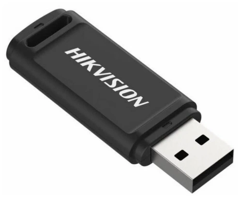 Флеш диск USB2.0 32Gb Hikvision M210P <черный/пластик/колпачок> (HS-USB-M210P/32G)