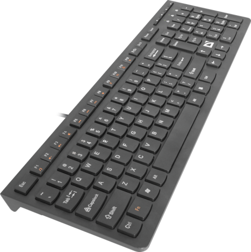 Клавиатура Defender UltraMate SM-530 <провод/104кл.+4кл.мультимедиа/низкопрофильная/1.5м/USB/черный>