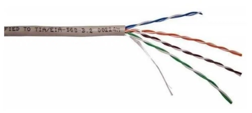 Кабель FTP, 4 пары, категория 5e, Cu/медь, бухта 305м LANMASTER (TWT-5EFTP-XS)