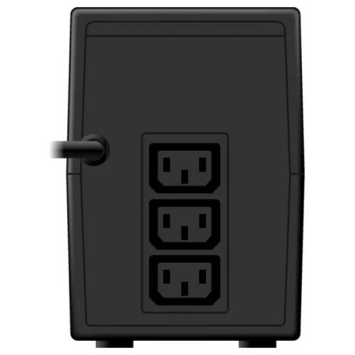 ИБП  650VA/360W Ippon Back Basic S Euro (AVR/1x12V-7Ah/3xEuro/5min(200W)/USB/черный)