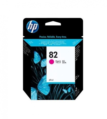 Картридж HP C4912A (№82, magenta) к Design Jet 500/510/800, 69 мл, ресурс 1400 стр. <оригинал>
