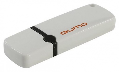 Флеш диск USB2.0 64Gb QUMO Optiva 02 White <белый/колпачок/пластик>