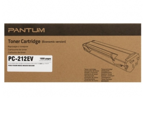 Тонер-картридж PC-212EV для Pantum P2502W/P2502/M6502/M6502W/M6552NW, рес. 1600 стр.