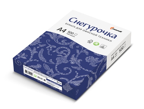 Бумага офисная A4 "Снегурочка", 80 г/м2, 146% CIE, 500 листов