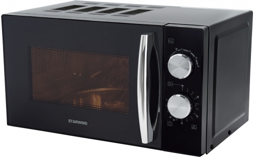 Микроволновая печь STARWIND SMW3420 <черный/серебристый/700 Вт/20л/механический>