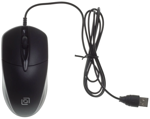 Мышь Oklick 275M, оптическая, проводная, USB, черный