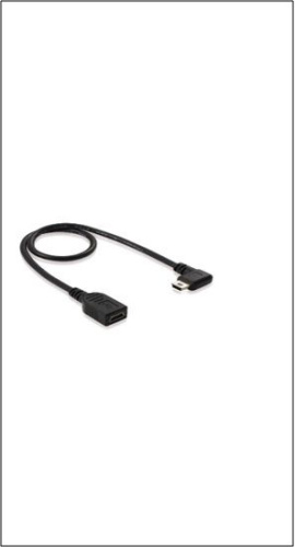Переходник-адаптер Mini USB [штекер] 90гр/ Mini [гнездо] 0,1м USB 2.0 Greenconnect  GC-M5M2F