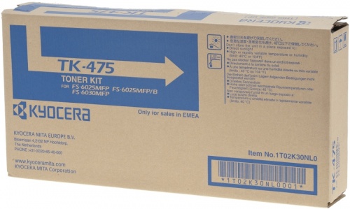 Тонер-картридж Kyocera TK-475 к FS-6025MFP(B)/6030MFP/6525, рес. 15000 стр. <оригинал>