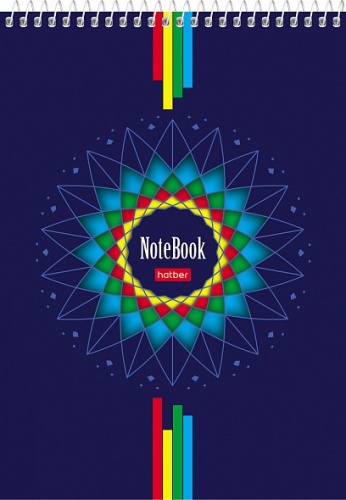 Блокнот HATBER, "Four Colour", 60Б5В1сп