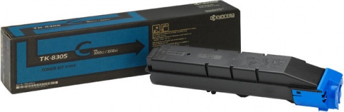 Тонер-картридж Kyocera TK-8305C Cyan, для TASKalfa 3050ci/3550ci, ресурс 15 000 стр, (5%) <оригинал>