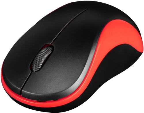 Мышь Oklick 605SW <беспроводная (радио)/оптическая/1200dpi/2кнопки/USB/черный-красный>