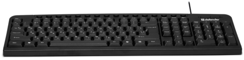 Клавиатура Defender Focus HB-470 (45470) <проводная/104кл + мультимедиа 16кл/1.50м/USB/черный>