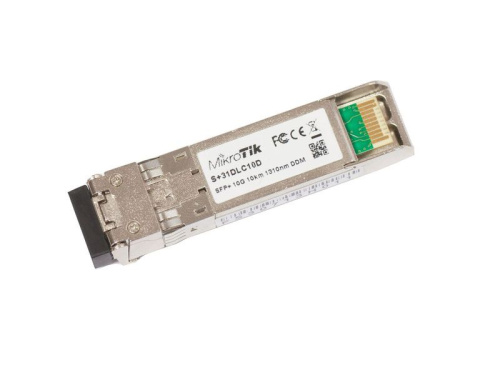 Трансивер SFP+ Mikrotik S+31DLC10D (Single Mode/Dual LC/10км/1310нм/10Gbit)
