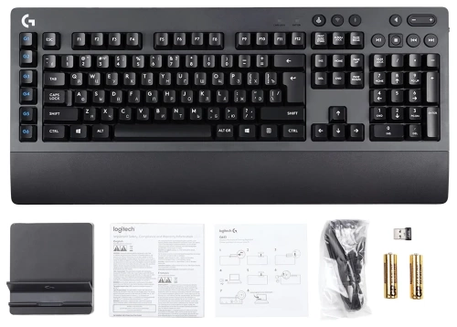 Клавиатура Logitech G613 Wireless Mechanical Gaming Keyboard (чёрная/120кл ABS(Romer-G Tactile)/BT+USB/(920-008395)