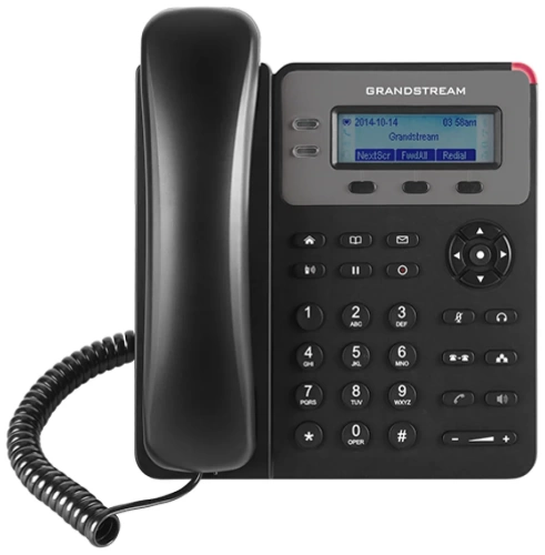 Телефон VoIP Grandstream GXP1615 (SIP/LCD(ч/б)/3 строки/WAN/LAN/PoE/БП)
