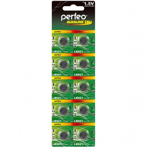 Батарейка AG6 (LR921(371A)) щелочная Perfeo Alkaline (1шт)