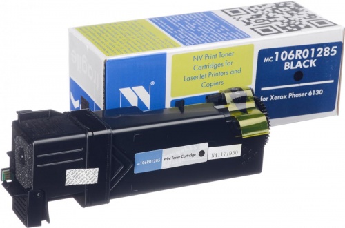 Тонер-картридж Xerox 106R01285 BLACK для Phaser 6130, рес. 2500 стр. (Совм) NV-Print