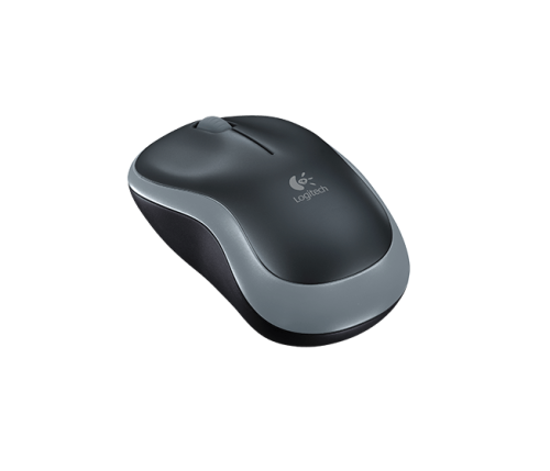 Мышь Logitech M185 (беспроводная/оптическая/1000dpi/1xAA/USB/серый> 910-002238/910-002235