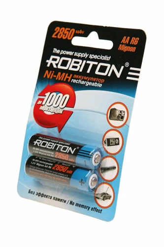 Аккумулятор AA 2850mAh ROBITON Ni-Mh BL2 (2шт)